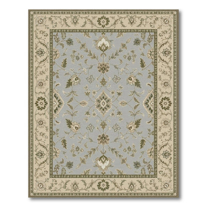 Blue Floral Vintage Area Rug