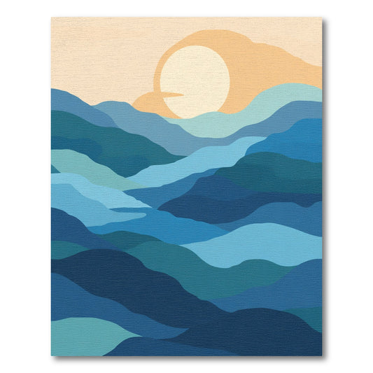 Ocean Layers Sunset Harmony Rug
