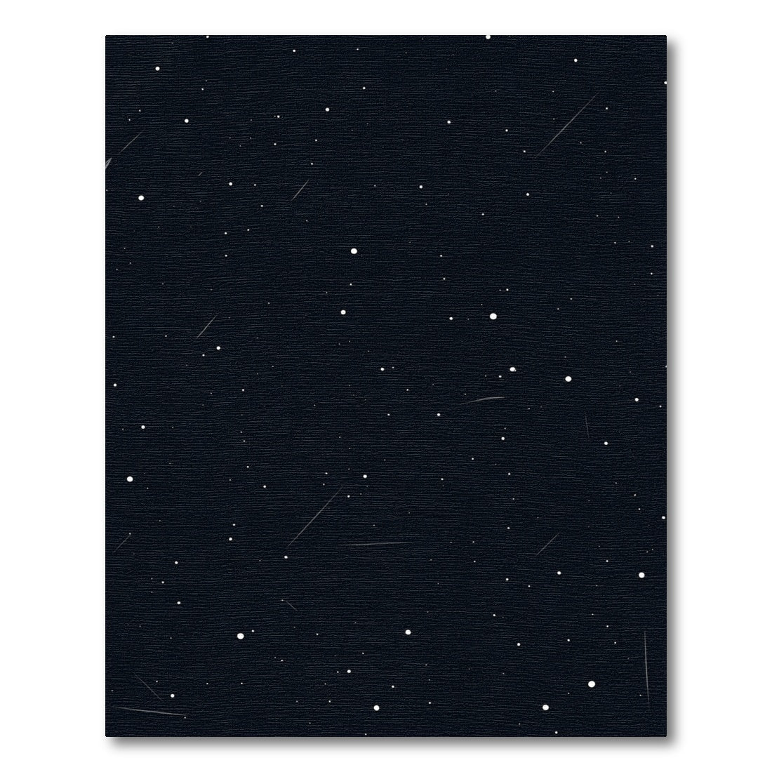 Dark Night Sky Shooting Stars Rug