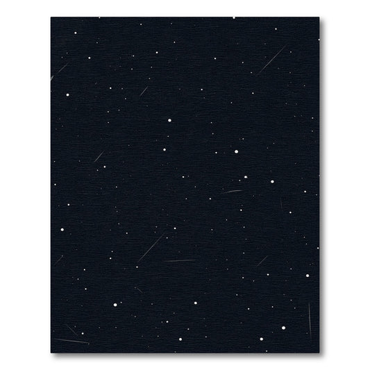 Dark Night Sky Shooting Stars Rug