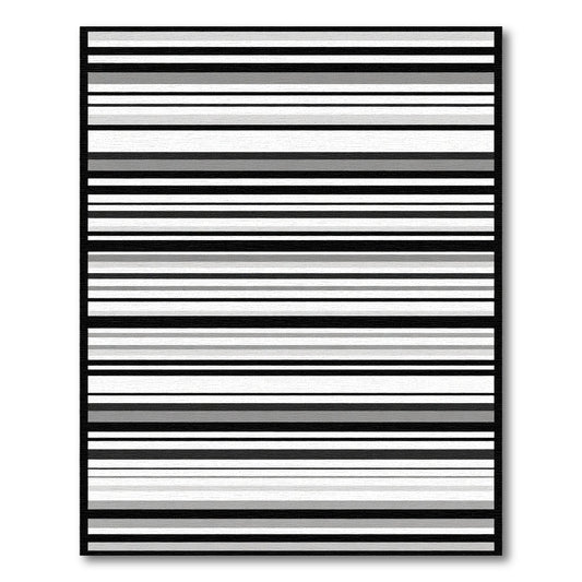 Monochromatic Horizontal Stripe Rug