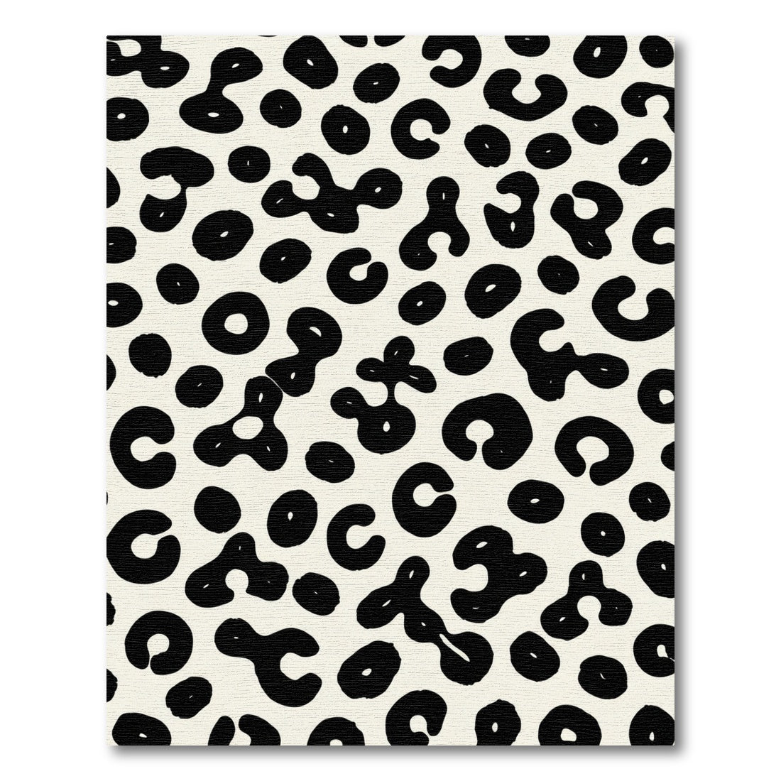 Monochromatic Spots Abstract Contemporary Rug