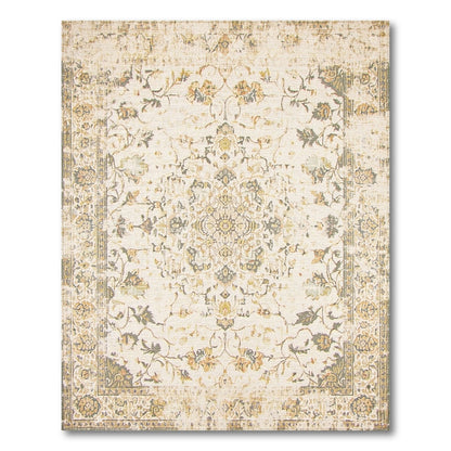 Beige Floral Vintage No. 75 Area Rug