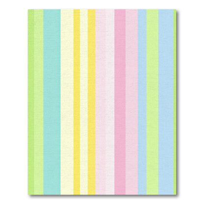Pastel Rainbow Striped Gradient Rug