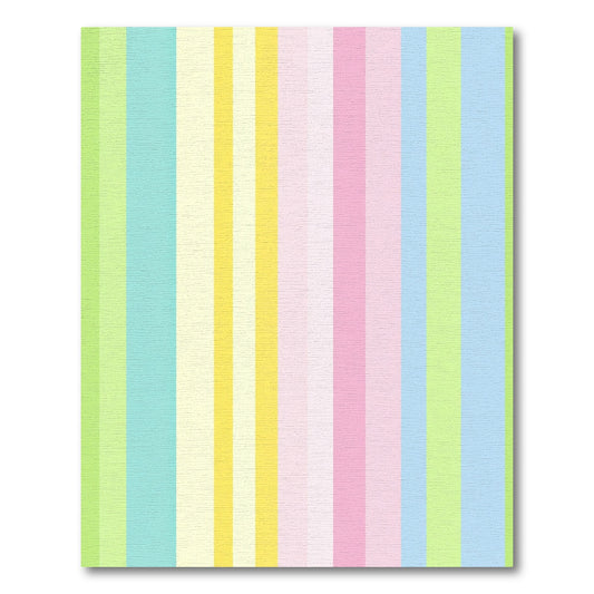 Pastel Rainbow Striped Gradient Rug