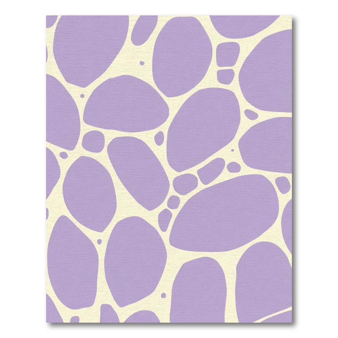 Pastel Organic Blob Composition Rug