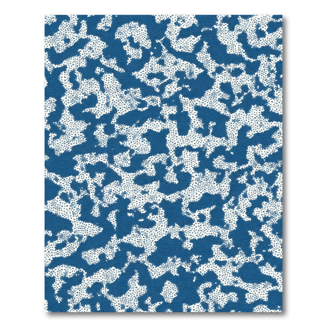 Indigo Spotted Organic Abstract Rug