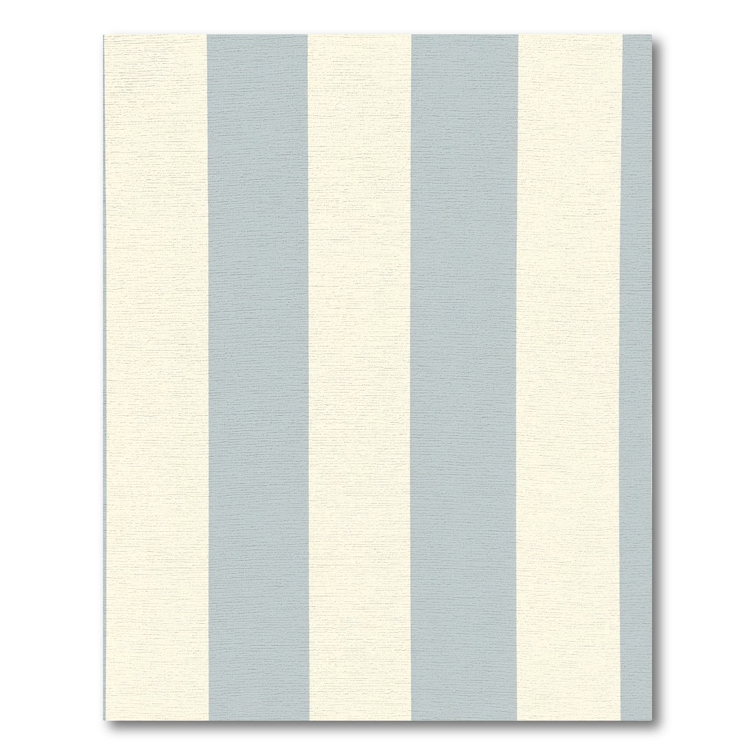 Classic Pale Blue Cream Stripe Rug