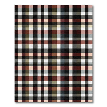 Multi-color and Patterns Multi-Color Plaid Checkered Area Rug