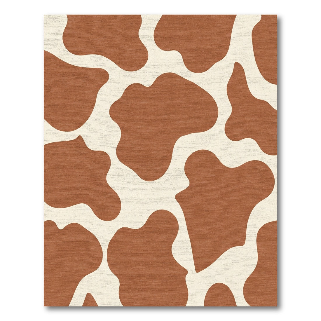 Earthy Brown And Cream SpotsRug Rug