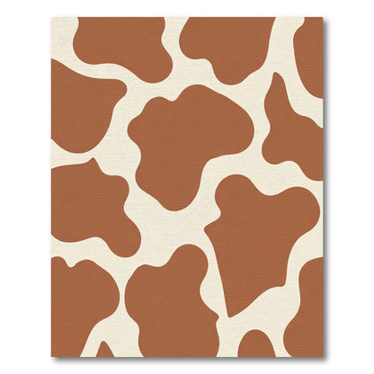 Earthy Brown And Cream SpotsRug Rug