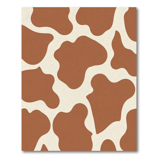 Earthy Brown And Cream SpotsRug Rug