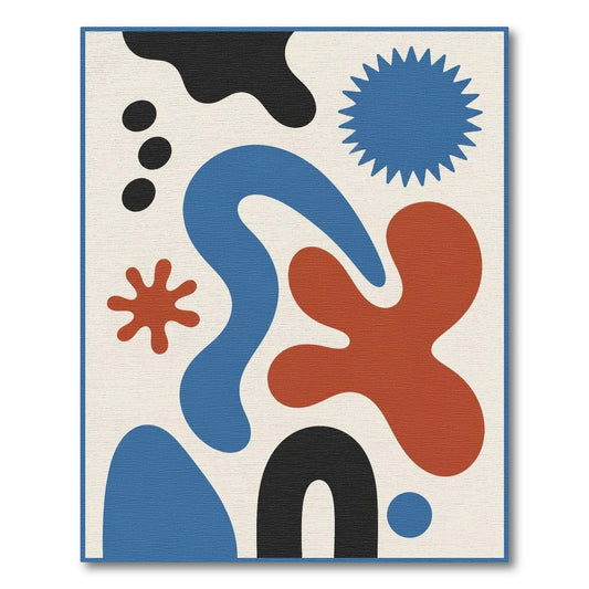 Abstract Area Abstract Multi-Color Area Rug