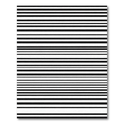 Minimalist Black White Line Art Rug
