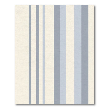 Soft Cream Blue Vertical Lines Rug