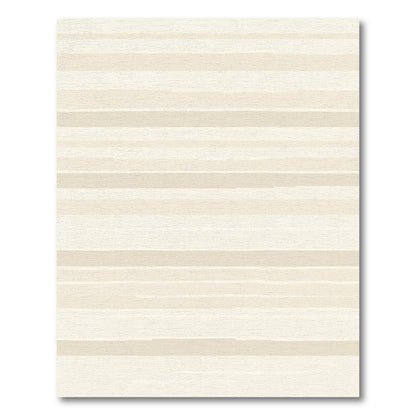 Neutral Subtle Striped Abstract Rug