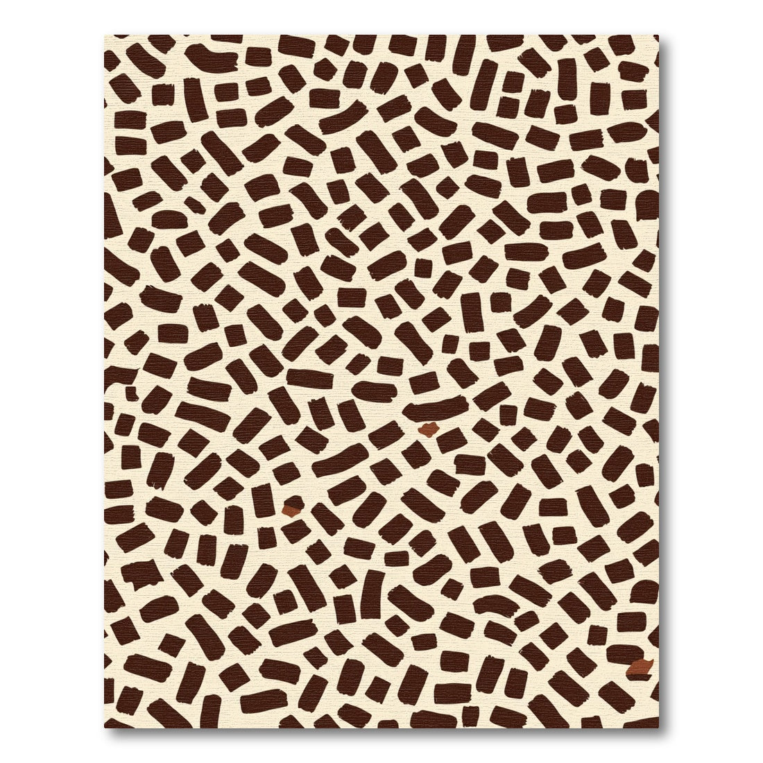 Brown Dash Scatter Texture Rug