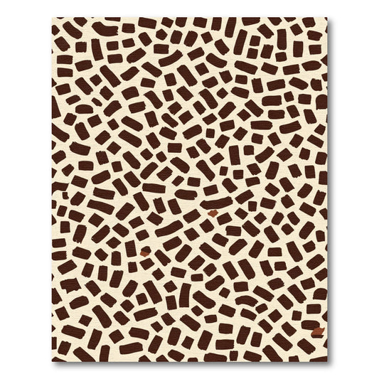 Brown Dash Scatter Texture Rug