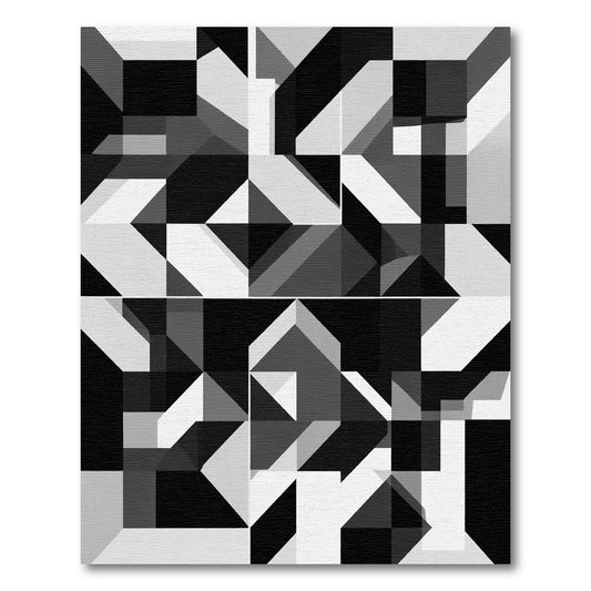 Monochromatic Geometric Abstraction Rug