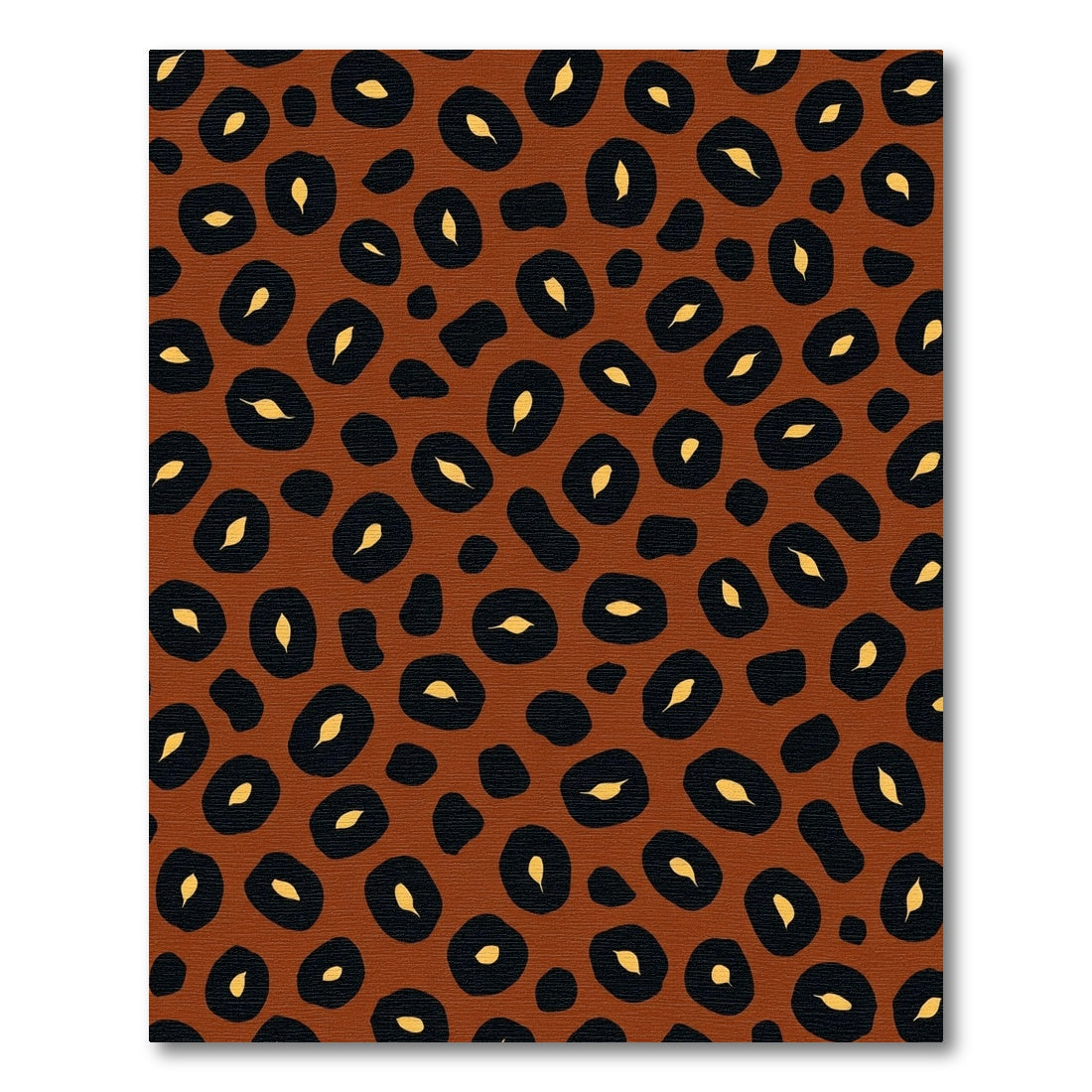 Brown Leopard Spots Rug