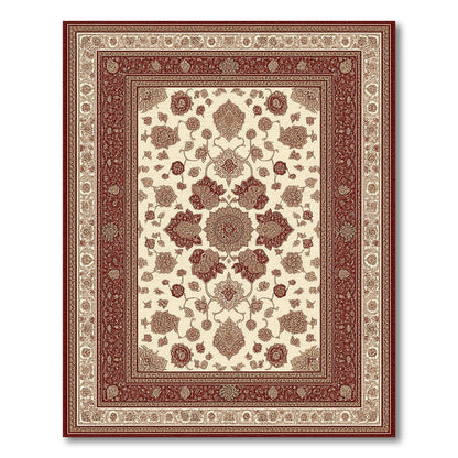 Red Floral Persian No. 27 Area Rug