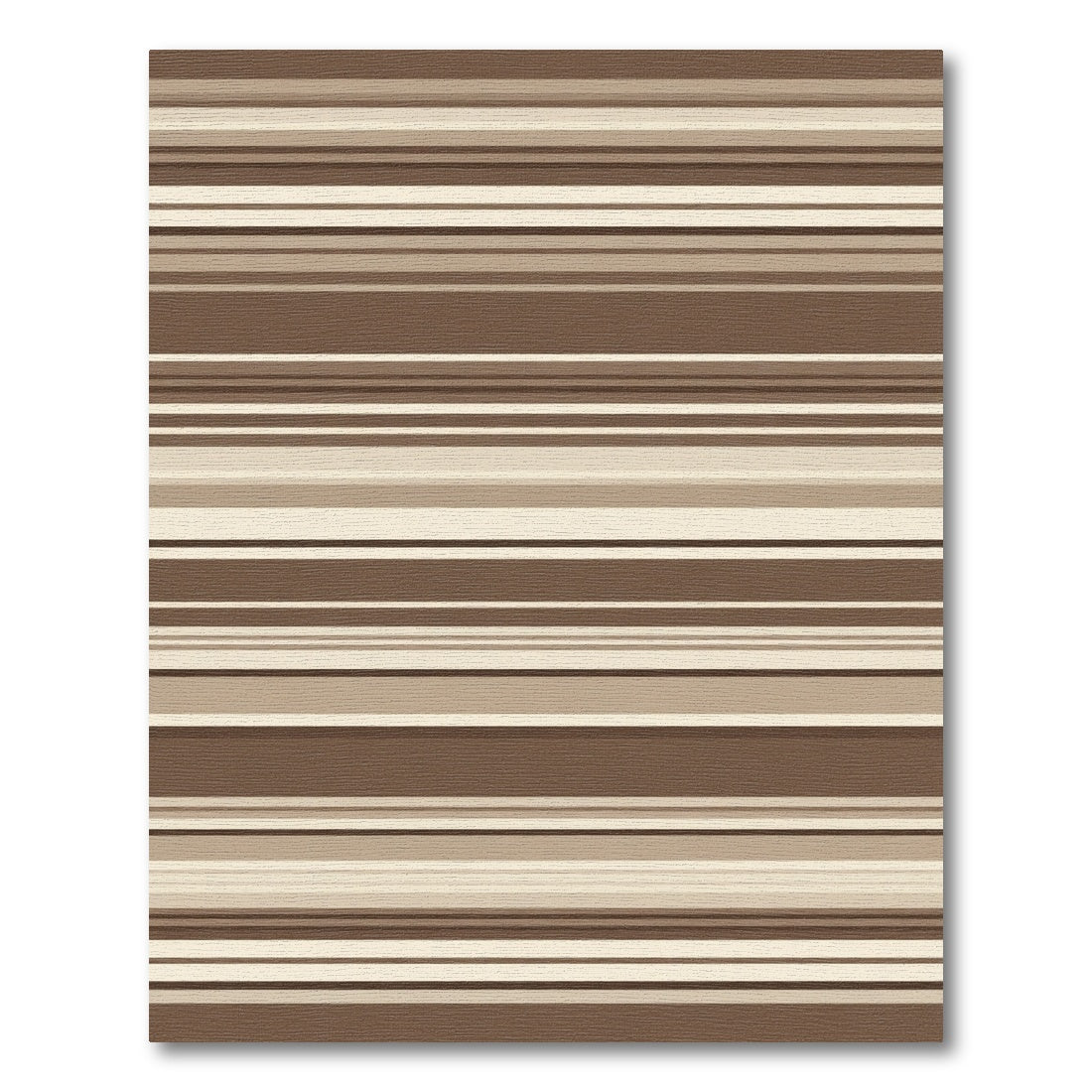 Muted Earthy Horizontal Streaks Rug