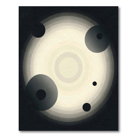 Abstract Solar Flare Geometric Circles Rug