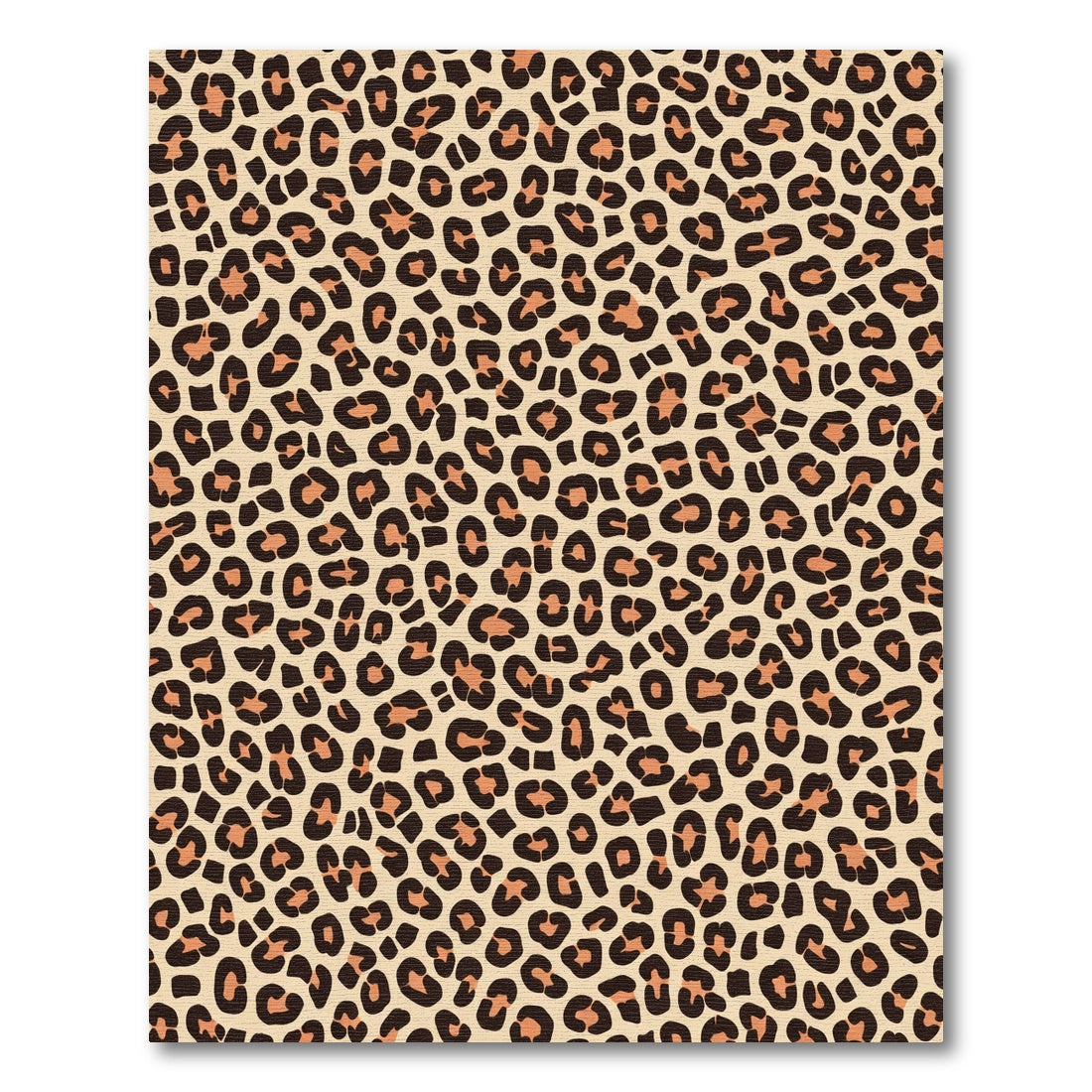 Bold Leopard Spots Animal Print Rug