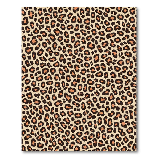 Bold Leopard Spots Animal Print Rug