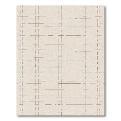 Beige Geometric Area Rug