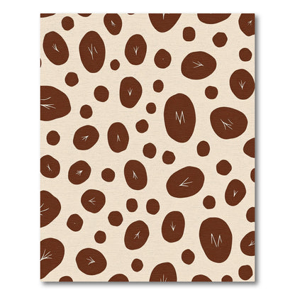 Woodland Circles And V Shapes Rug