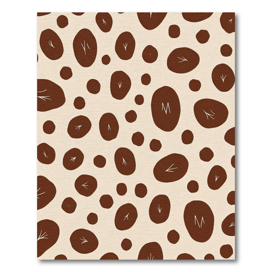 Woodland Circles And V Shapes Rug
