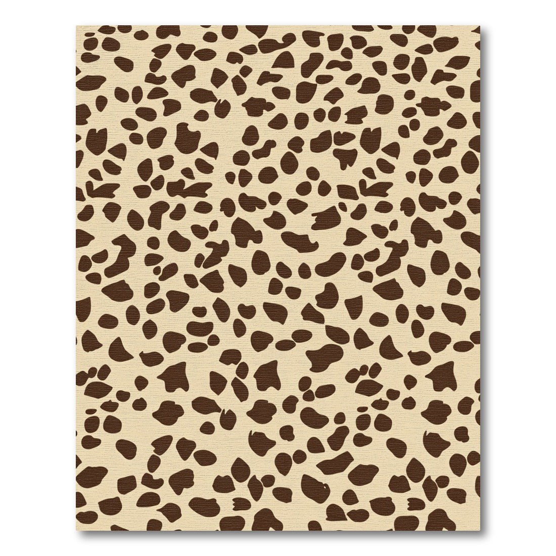 Brown Spots Beige Patchwork Rug