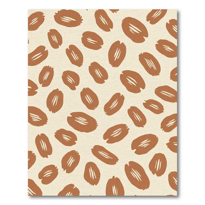 Brown Bean Field Pattern Rug