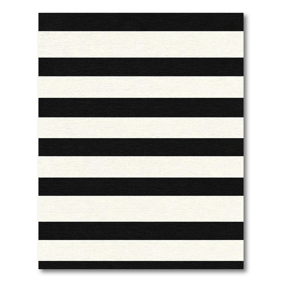 Thick Monochrome Horizontal Bands Rug