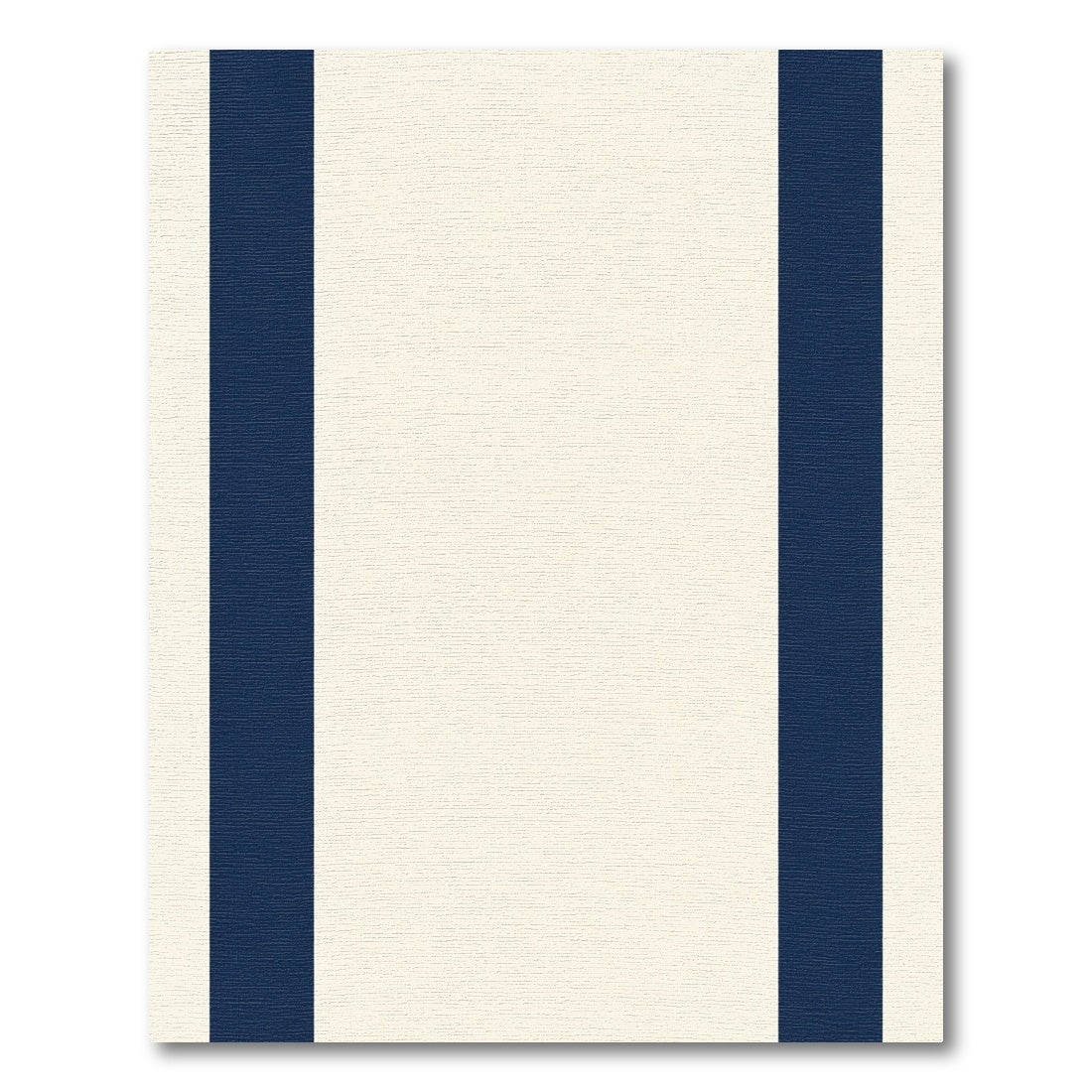 Creamy Blue Stripe Rug
