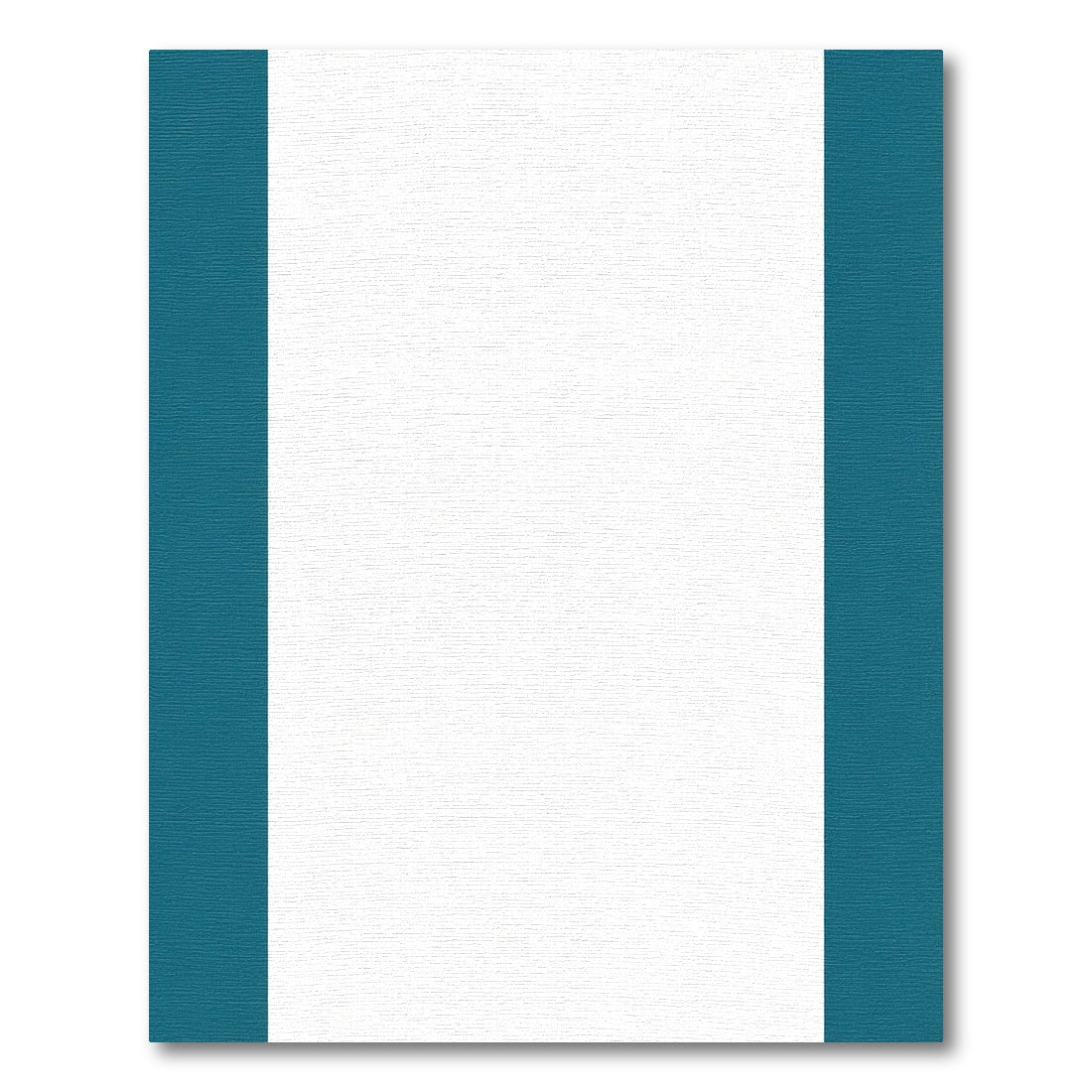 Teal Coastal Border Abstract Rug