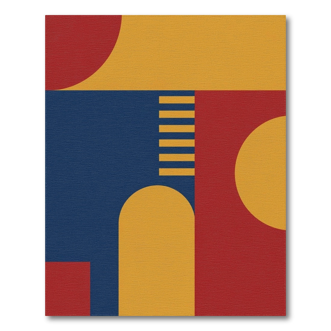 Multi-color and Patterns Bold Geometric Color Block Area Rug