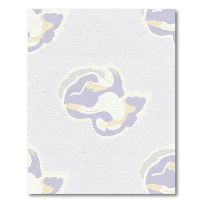 Pastel Cloud Abstract Composition Rug