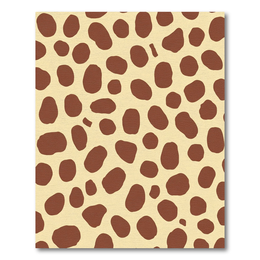 Golden Brown Spotty Spots Rug