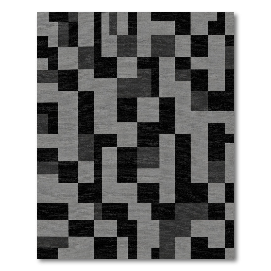 Monochromatic Geometric Labyrinth Rug