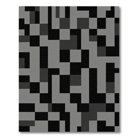 Monochromatic Geometric Labyrinth Rug
