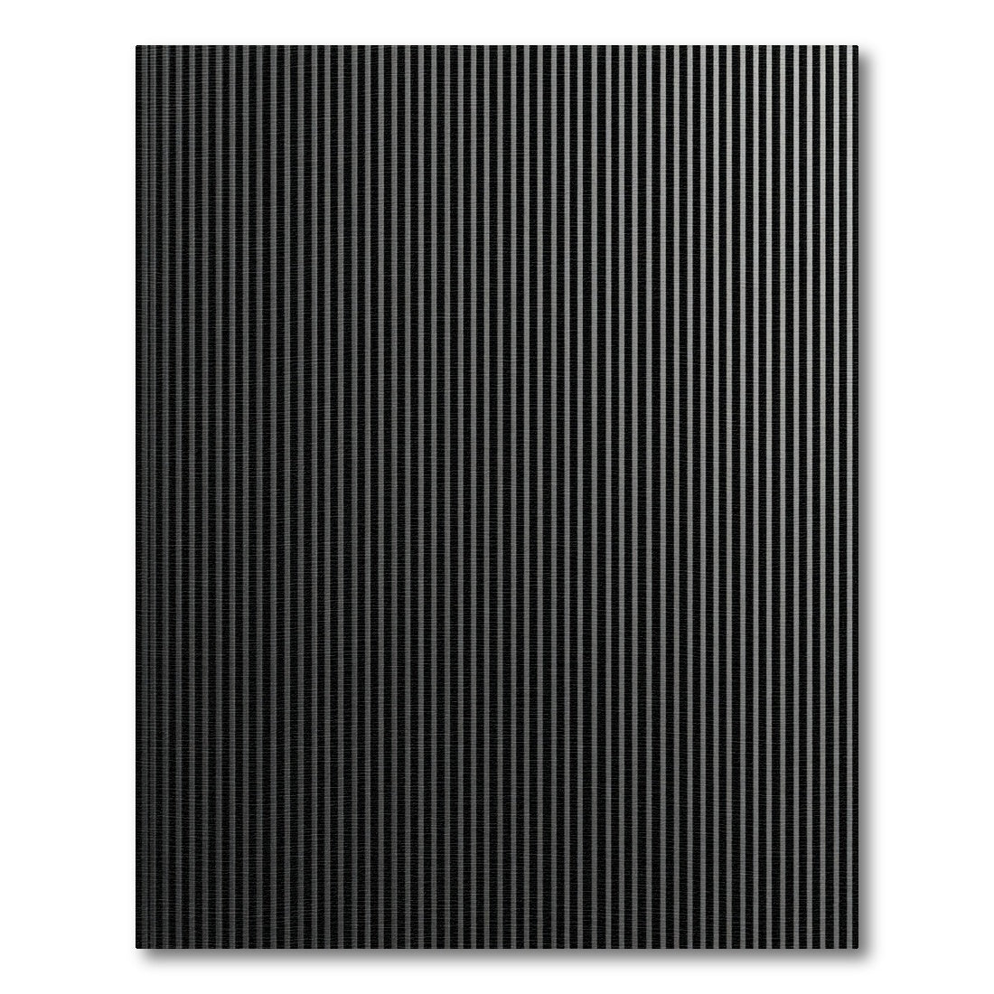 Monochrome Vertical Stripe Accent Rug