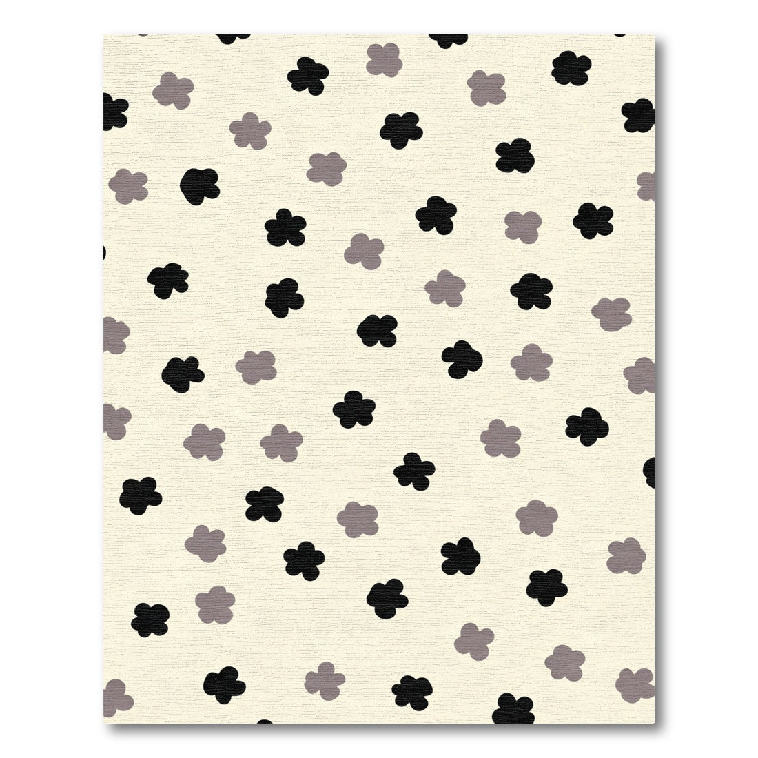 Neutral Pastel Floral Scatter Rug