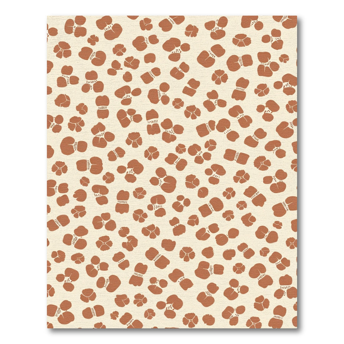 Terracotta Bloom Scattered Composition Rug