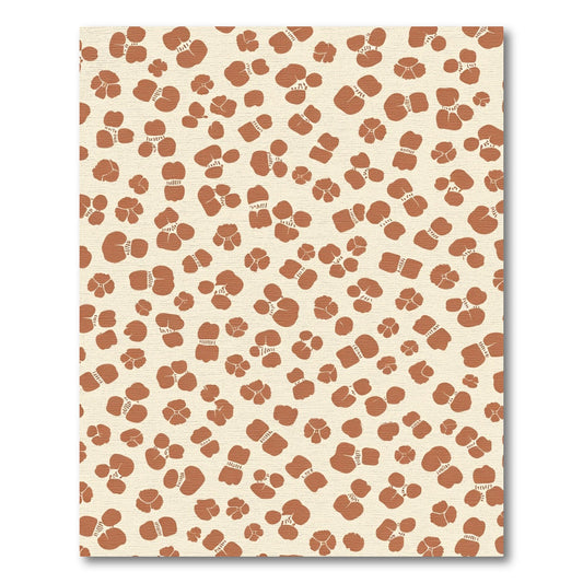 Terracotta Bloom Scattered Composition Rug