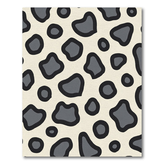 Neutral spotted irregular blobs Rug