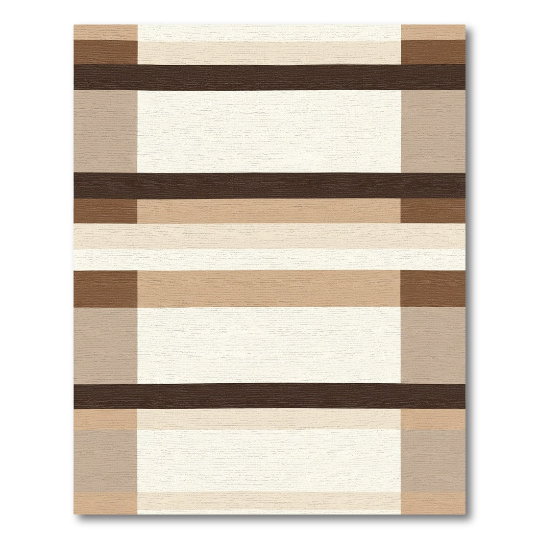 Earth Tones Bold Stripe Rug
