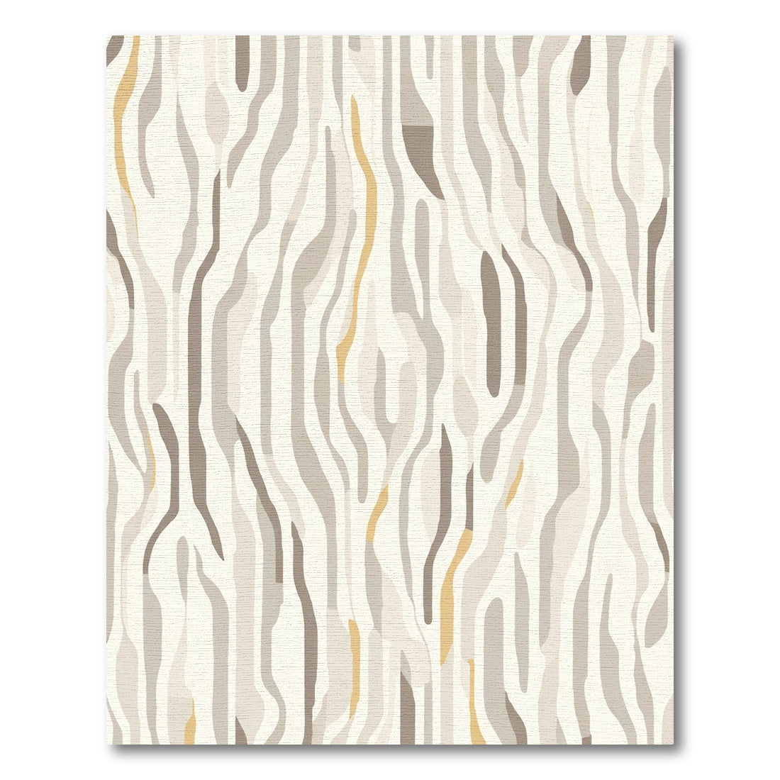 Earthy Abstract Vertical Stripe Rug