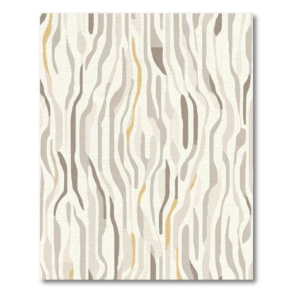 Earthy Abstract Vertical Stripe Rug